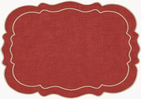 Tovaglietta americana con bordo ricamato Clou