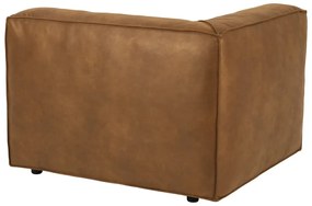 Modulo divano marrone cognac (angolo sinistro) Fairfield Kentucky - Bonami Selection