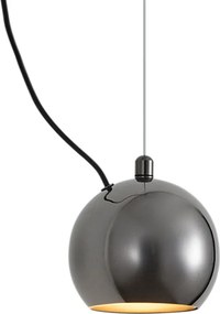 Lampada a sospensione di design cromo scuro per sistema a binario monofase - Slimline Sara