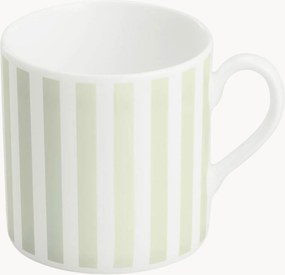 Set di 6 tazzine da caffè in Fine Bone China Pastel Stripes
