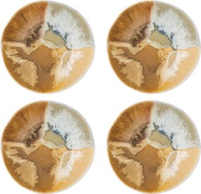 Ciotoline in set color crema in gres 4 pz 625 ml Lacey – Bloomingville