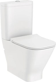 WC monoblocco ROCA cassandra, sedile incluso P 60 x L 36 x H 80.5 cm bianco