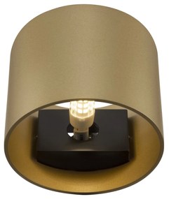 Applique Da Parete Moderno Rond Alluminio Oro 1 Luce G9 50W