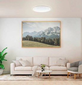 Plafoniera LED Frania - A Ø 57 cm bianco IP20 bianco caldo, 3900 lumen EGLO