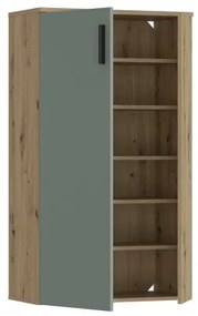 Scarpiera ETON rovere artisan/verde