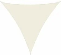 Parasole a Vela in Tessuto Oxford Triangolare 6x6x6m Crema 135240