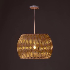Lampada da soffitto in colore naturale con paralume in rattan ø 35 cm Natural Way - Casa Selección