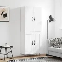 Credenza Bianca 69,5x34x180 cm in Legno Multistratocod mxl 107416