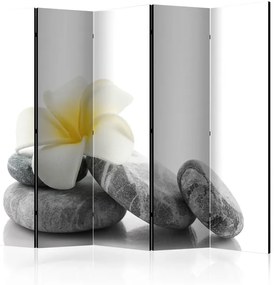 Paravento  White Lotus II [Room Dividers]  Colore Grigio, Dimensioni e Misure 225x172