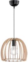 Lampada Sospensione Cupola Listelli di Legno 4.5W E27 Wood GD Trio