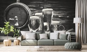 Carta da parati – Festival della birra in bianco e nero
