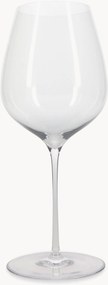 Set di 6 bicchieri da vino rosso in cristallo Lux