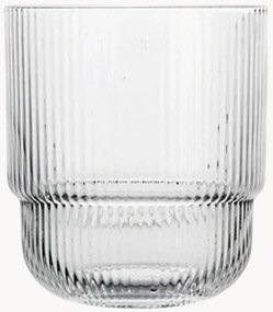 Set di 4 bicchieri in cristallo soffiato Blanka