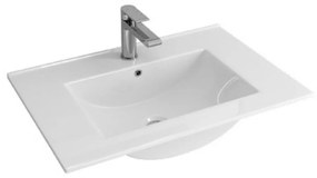 New Line Lb Lavabo 75x46 da incasso Per Mobile Bagno In Porcellana Bianco