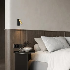 Brilagi - Luce Spot da parete LED dimmerabile MAYA 1xG9/4W/230V nero/oro