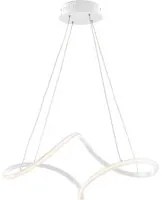 Sospensione Moderna Dana Metallo Bianco Led Integrato 4000K