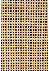 Cassettiera alta in rattan nero 80x100 cm Guuji - White Label