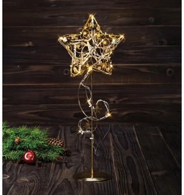 Markslöjd 703900 - Decorazione di Natale LED HAGABERG 20xLED/0,5W/230/24V oro