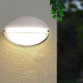 Plafoniera E27 IP54 Bianca 214x142mm mod. Palpebra Colore Bianco