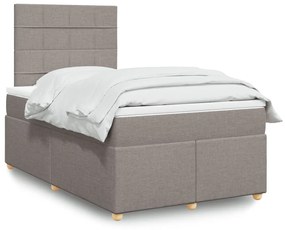 Giroletto A Molle Con Materasso Tortora 120x190 Cm İn Tessuto /