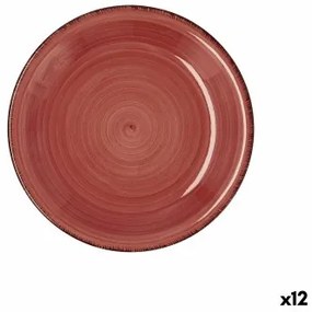 Piatto da Dolce Quid Vita Ceramica Rosso (19 cm) (12 Unità)