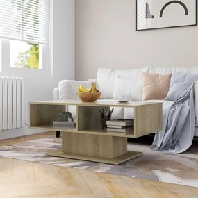 Tavolino Salotto Rovere Sonoma 103,5x50x44,5 Legno Multistrato /