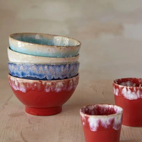 Ciotole multicolore in gres in set di 4 pezzi ø 15 cm Latte - Costa Nova