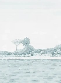 Isidore Leroy Carta da parati panoramica Rivage Vert d Eau - Panel 3