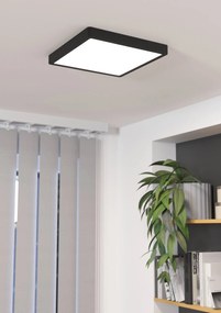 Plafoniera Moderna Fueva 5 In Acciaio Nero Led Integrato 20,5W 3000K Ip20