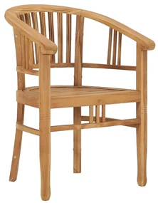Set da pranzo da giardino 3 pz in legno massello di teak