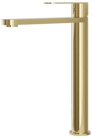 BATH DELUXE 28-027-02-64-02 - Rubinetto del lavandino TARNBY 27,3 cm lucente ottone