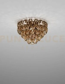 Giogali lampadadario a soffitto 40 cristallo oro e bronzo opaco 2 l...