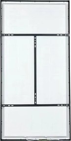 Brilagi-LED Plafoniera da bagno dimmerabile FRAME SMART LED/96W/230V IP44 nero + telecomando