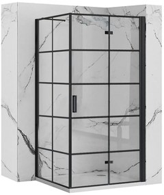 Cabina doccia Rea Molier Black 90x80