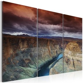 Quadro Nubi sopra il Grand Canyon  Colore Grigio, Dimensioni e Misure 90x60