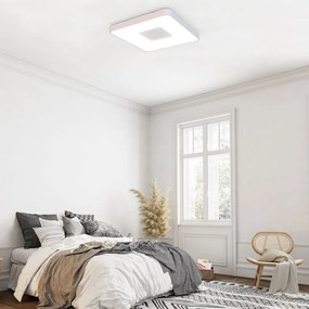 Plafoniera LED moderno Coin, bianco54 cm dimmerabile, 4900 lumen MANTRA