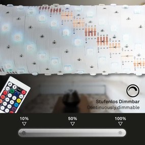 Brilo - Striscia LED RGBW dimmerabile 6,5m LED/24W/230V + +TC