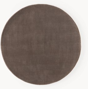 Tappeto rotondo in lana tessuto a mano Zayne