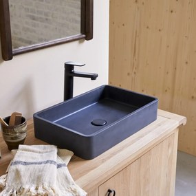 Tikamoon - Lavabo in terrazzo black Iris