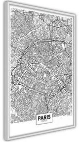 Poster City Map: Paris