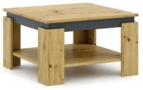 Tavolino da salotto OLAF rovere artisan/antracite