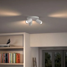 Philips - Faretto dimmerabile LED RGBW PONGEE 3xGU10/4,8W/230V bianco + telecomando