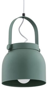 Argon 8283 - Lampadario a sospensione con filo LOGAN 1xE27/15W/230V diametro 20 cm verde