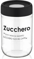 Barattolo zucchero in vetro 660 ml con scritta