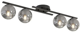 Lampada da soffitto in acciaio KAIRO 4 da interno 4xE14