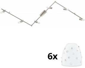 Eglo - Faretto LED MY CHOICE 6xE14/4W/230V cromo/bianco