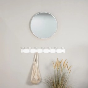 Attaccapanni da parete bianco in metallo 100 cm Miles – Spinder Design