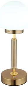 Globo 21033M-LED Lampada da tavolo ricaricabile HAKU LED/2,5W/5V 2700/4000/6500K ottone