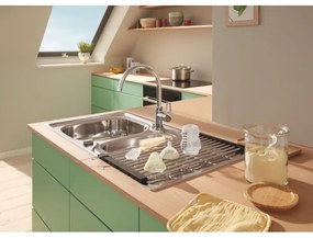 GROHE 40856SD0 - Gocciolatoio 450 × 348 mm, acciaio inox spazzolato