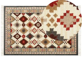 Tappeto kilim lana multicolore 200 x 300 cm GHUKASAVAN Beliani